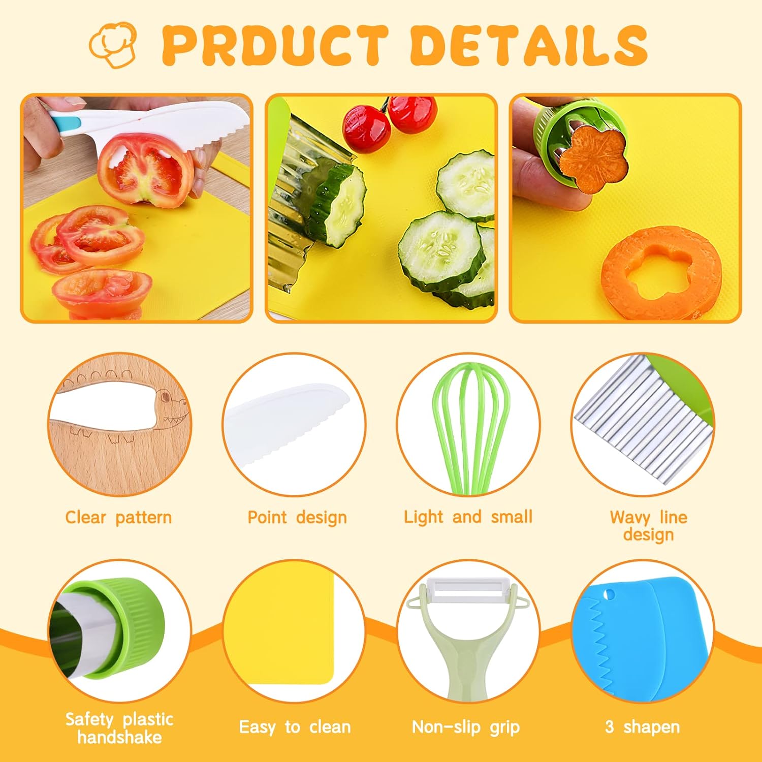 13 Pieces Montessori Kitchen Tools Review