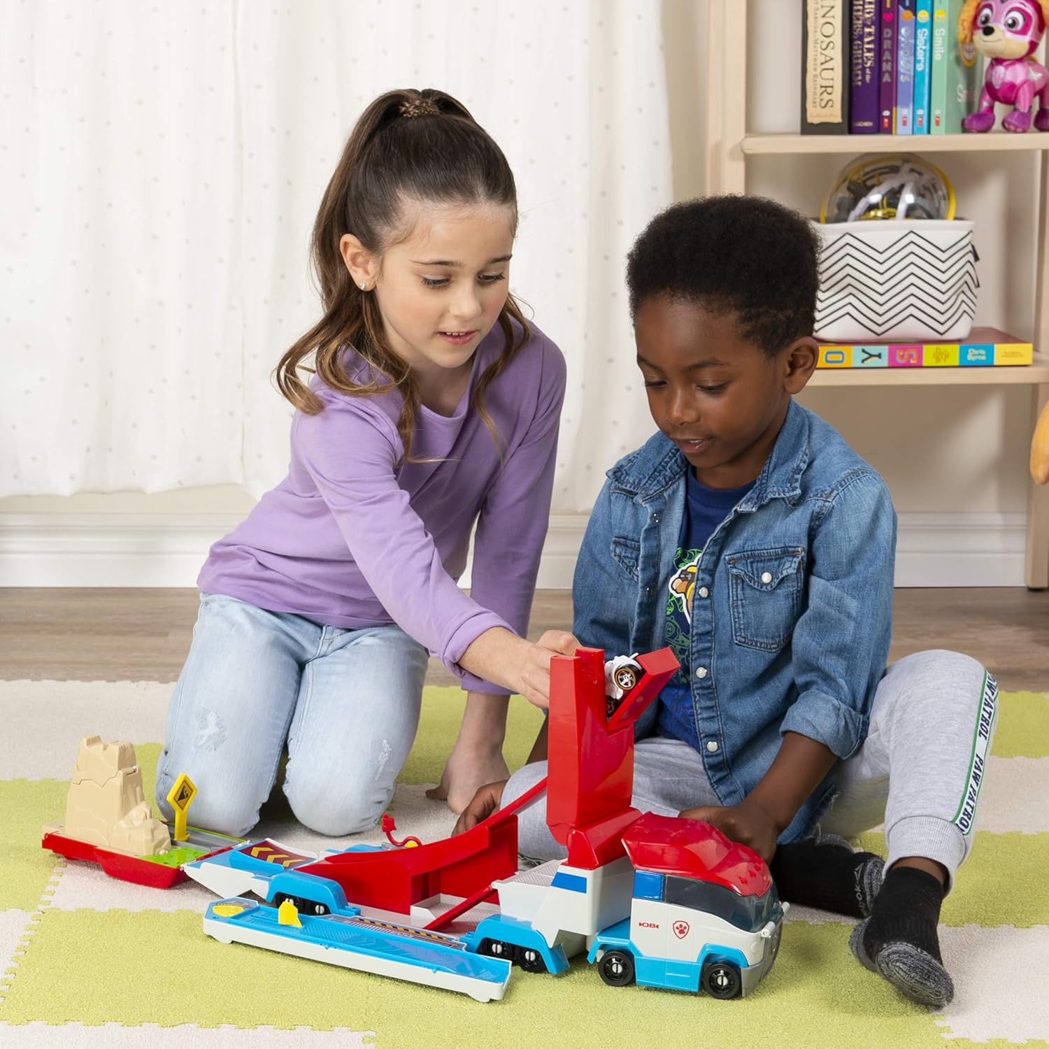 PAW Patrol, Launch’N Haul PAW Patroller, Transforming 2-in-1 Track Set for True Metal Die-Cast Vehicles, Kids Toys for Boys Girls Ages 3 and Up PAW Patrol, Launch’N Haul PAW Patroller, Transforming 2-in-1 Track Set for True Metal Die-Cast Vehicles, Kids Toys for Boys Girls Ages 3 and Up