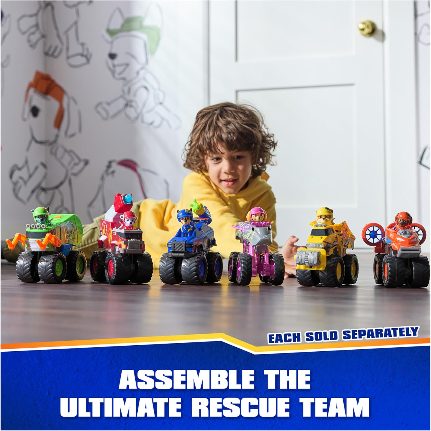 Paw Patrol: Rescue Wheels Rubble’s Bulldozer, Toy Truck with Vehicle Transformation and Collectible Action Figure, Kids Toys for Boys  Girls Ages 3+