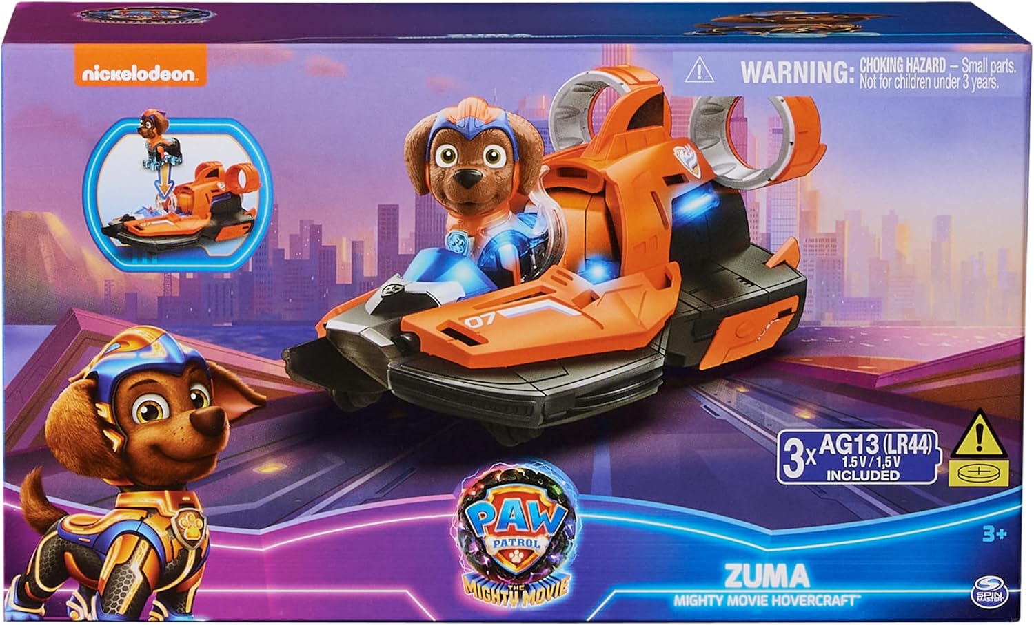 Paw Patrol: The Mighty Movie, Airplane Toy with Skye Mighty Pups Action Figure, Lights and Sounds, Kids Toys for Boys Girls 3+ Paw Patrol: The Mighty Movie, Airplane Toy with Skye Mighty Pups Action Figure, Lights and Sounds, Kids Toys for Boys Girls 3+
