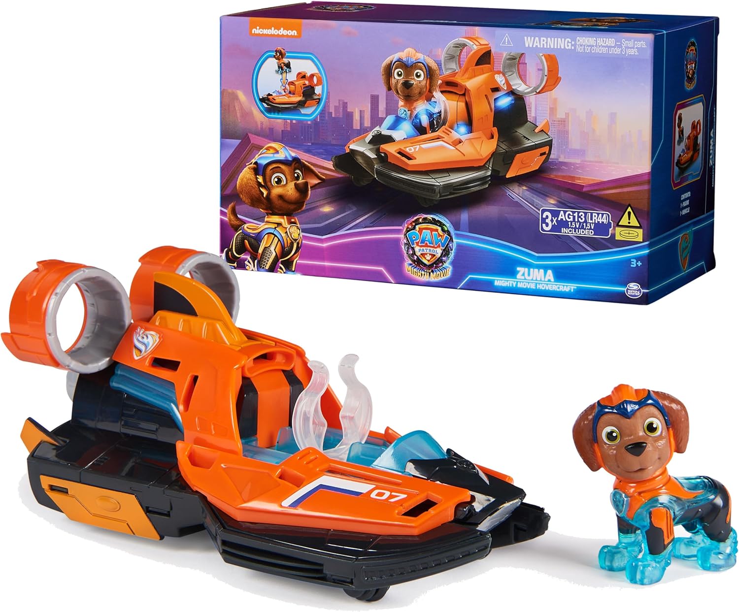 Paw Patrol: The Mighty Movie, Airplane Toy with Skye Mighty Pups Action Figure, Lights and Sounds, Kids Toys for Boys Girls 3+ Paw Patrol: The Mighty Movie, Airplane Toy with Skye Mighty Pups Action Figure, Lights and Sounds, Kids Toys for Boys Girls 3+
