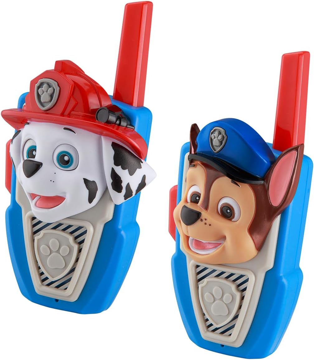 PAW Patrol Walkie Talkies - Set of 2 Kids Walkie Talkies Chase and Marshall – Excellent Walkie Talkies for Toddlers PAW Patrol Walkie Talkies - Set of 2 Kids Walkie Talkies Chase and Marshall – Excellent Walkie Talkies for Toddlers