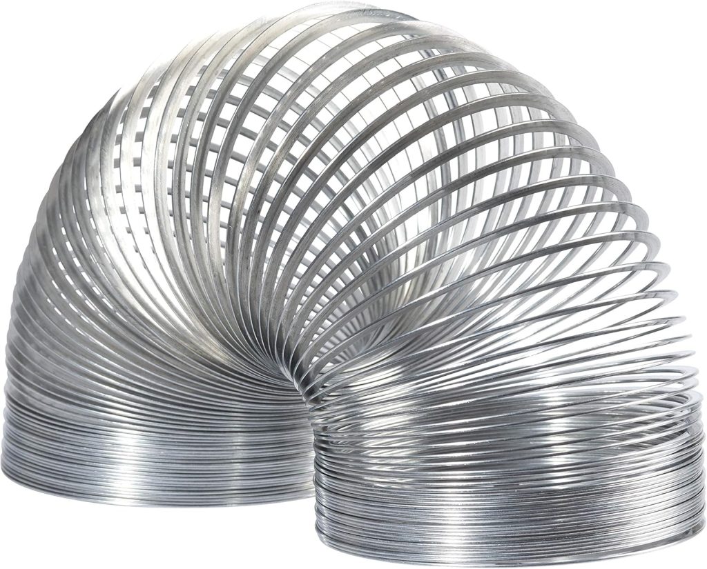 The Original Slinky Walking Spring Toy, 2.75-inch Diameter Metal Slinky, Fidget Toys, Kids Toys for Ages 5 Up by Just Play