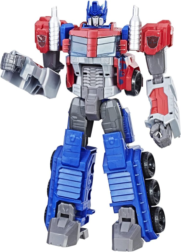 Transformers Toys Heroic Optimus Prime Action Figure - Timeless Large-Scale Figure, Changes into Toy Truck - Toys for Kids 6 and Up, 11-inch (Amazon Exclusive) Transformers Toys Heroic Optimus Prime Action Figure - Timeless Large-Scale Figure, Changes into Toy Truck - Toys for Kids 6 and Up, 11-inch (Amazon Exclusive)