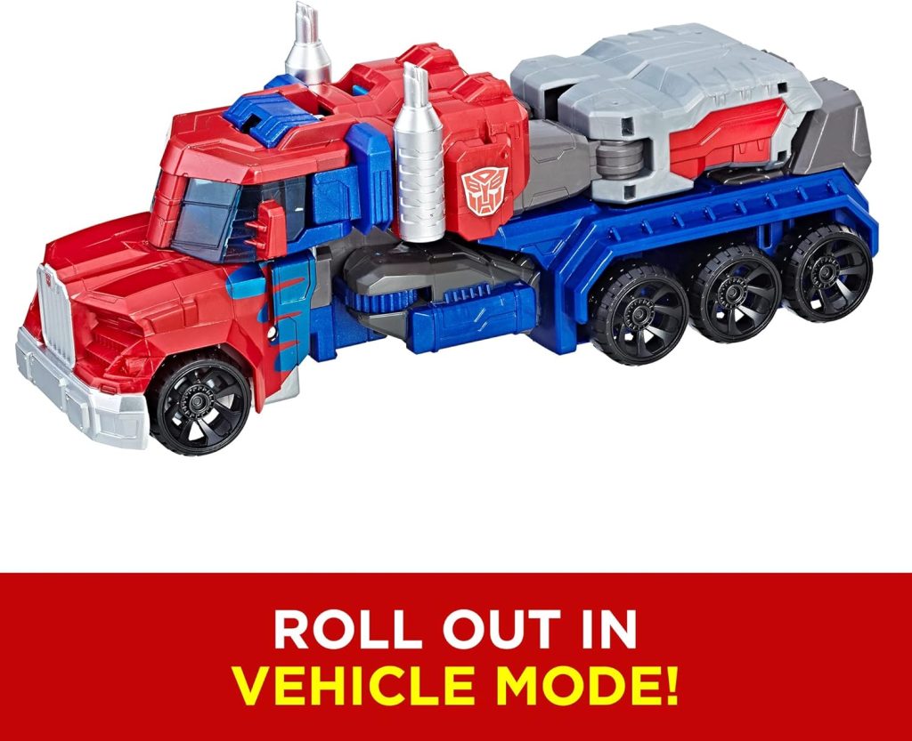 Transformers Toys Heroic Optimus Prime Action Figure - Timeless Large-Scale Figure, Changes into Toy Truck - Toys for Kids 6 and Up, 11-inch (Amazon Exclusive) Transformers Toys Heroic Optimus Prime Action Figure - Timeless Large-Scale Figure, Changes into Toy Truck - Toys for Kids 6 and Up, 11-inch (Amazon Exclusive)