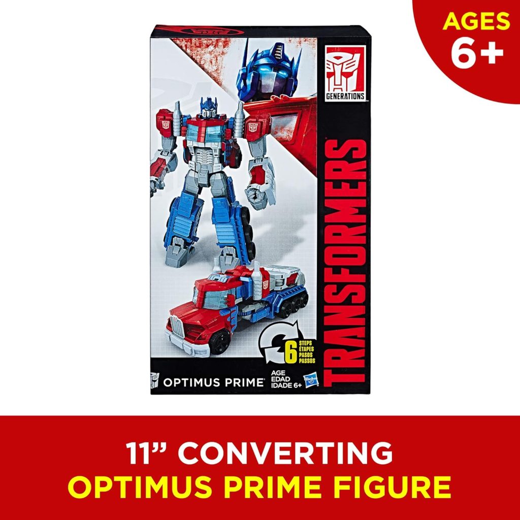 Transformers Toys Heroic Optimus Prime Action Figure - Timeless Large-Scale Figure, Changes into Toy Truck - Toys for Kids 6 and Up, 11-inch (Amazon Exclusive) Transformers Toys Heroic Optimus Prime Action Figure - Timeless Large-Scale Figure, Changes into Toy Truck - Toys for Kids 6 and Up, 11-inch (Amazon Exclusive)
