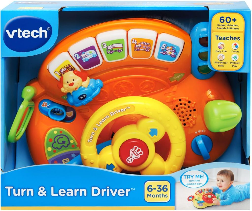 VTech Turn and Learn Driver, Yellow VTech Turn and Learn Driver, Yellow