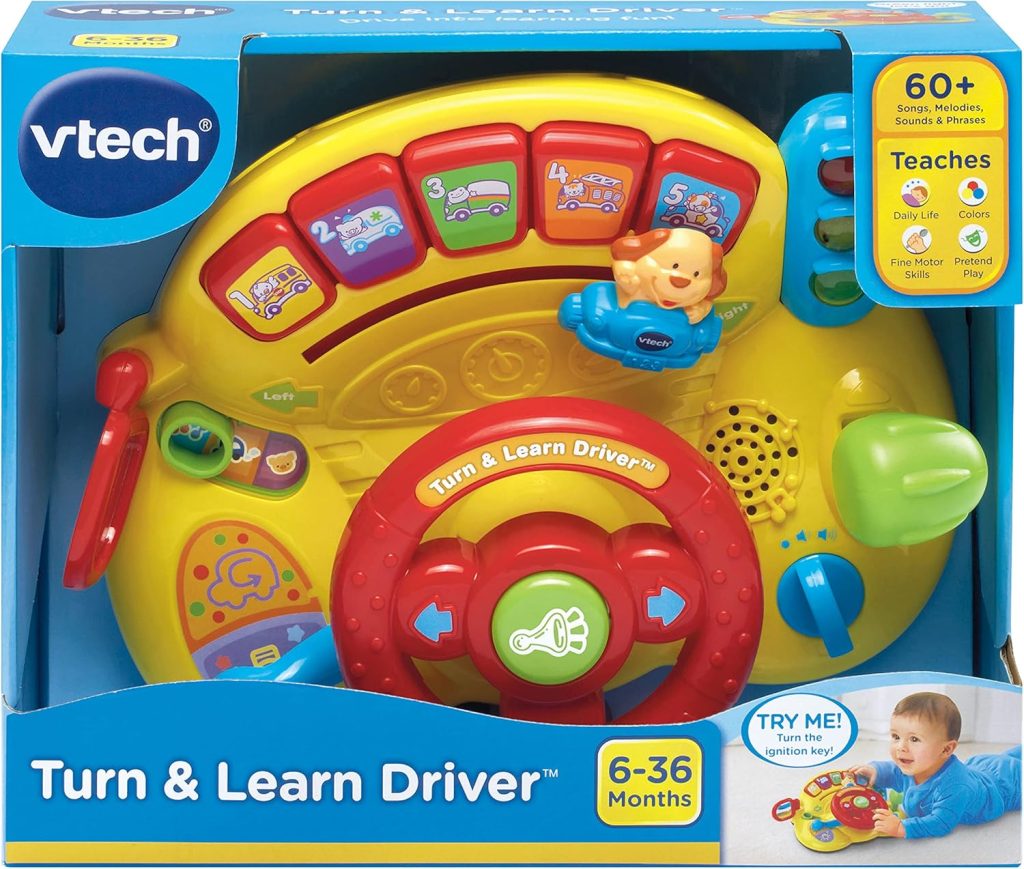 VTech Turn and Learn Driver, Yellow VTech Turn and Learn Driver, Yellow
